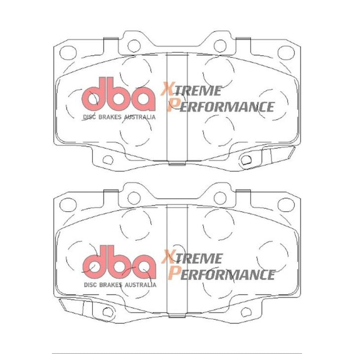 DBA Xtreme Performance Brake Pad Set Front DB1739XP