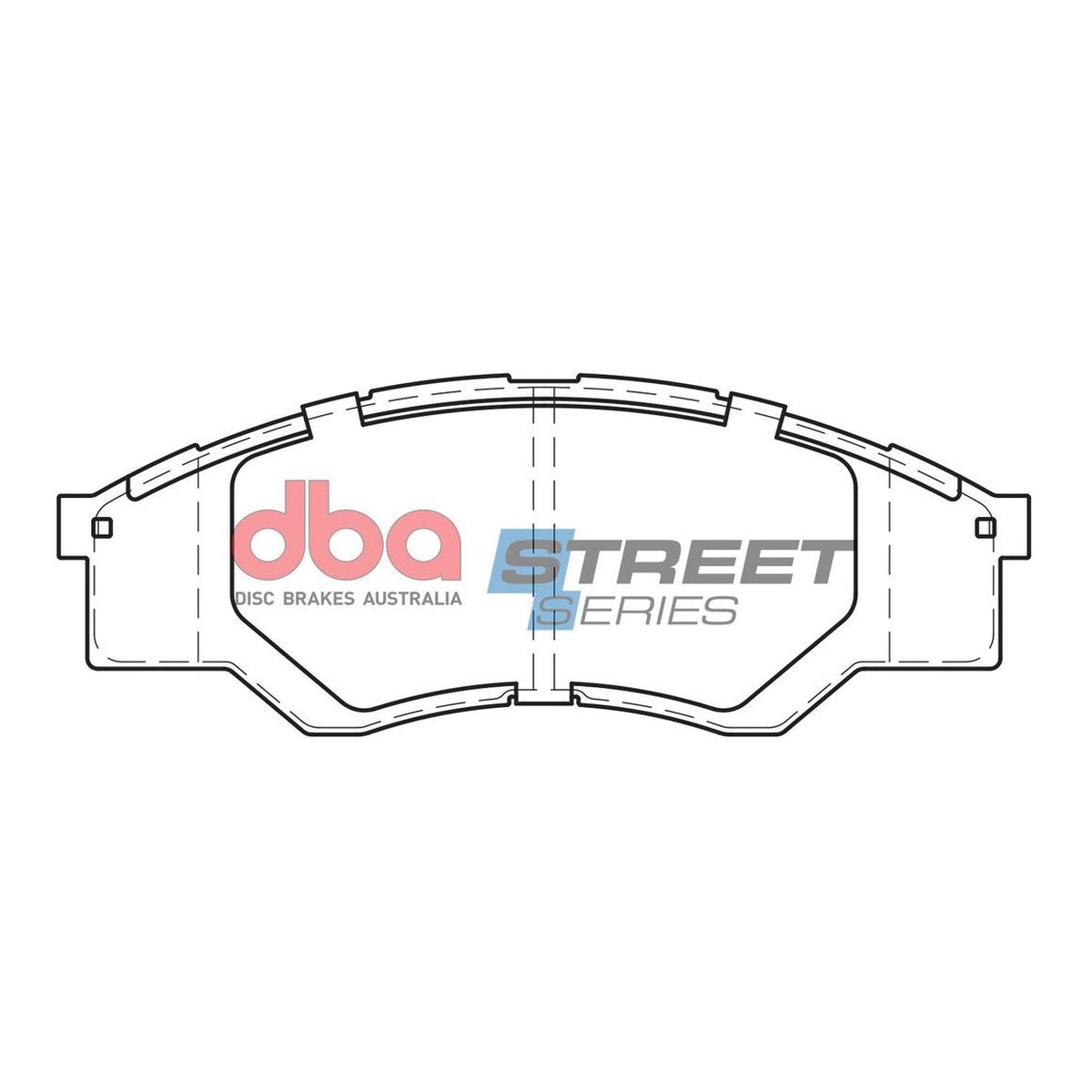 DBA Street Series Brake Pad Set Front DB1741SS