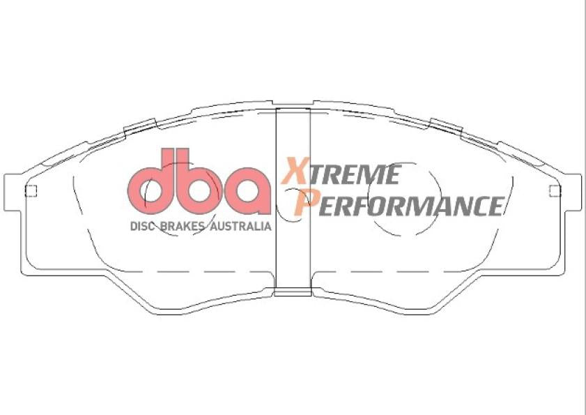 DBA Xtreme Performance Brake Pad Set Front DB1741XP