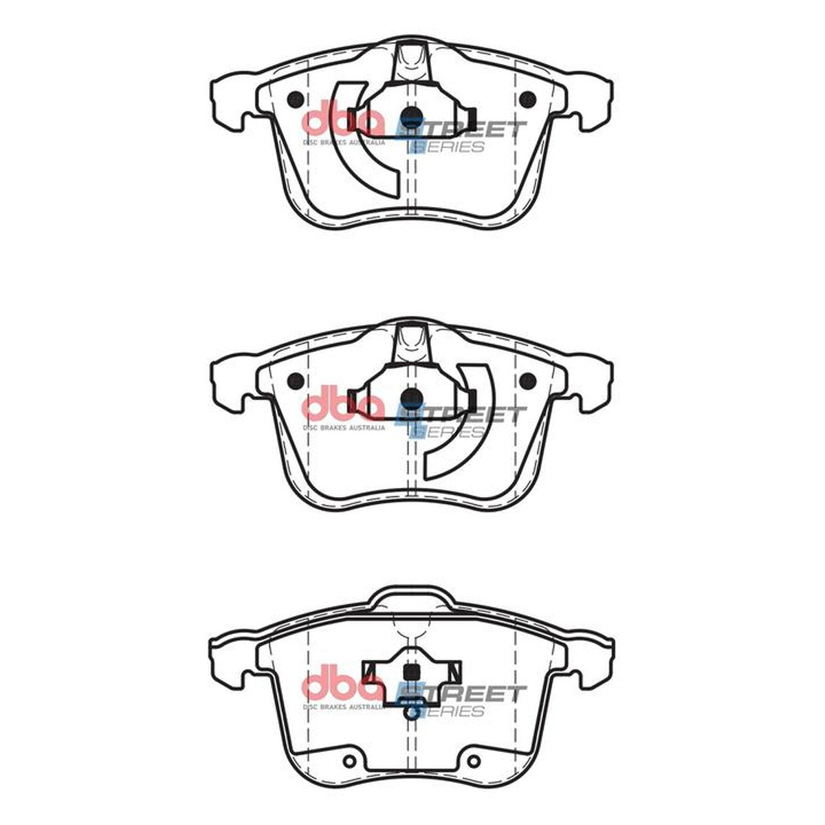 DBA Street Series Brake Pad Set Front DB1762SS