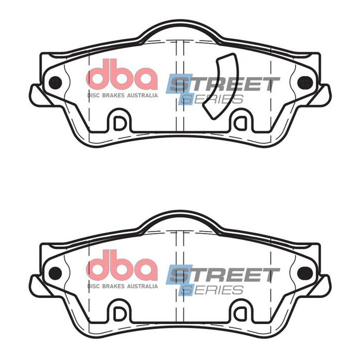 DBA Street Series Brake Pad Set Rear DB1766SS