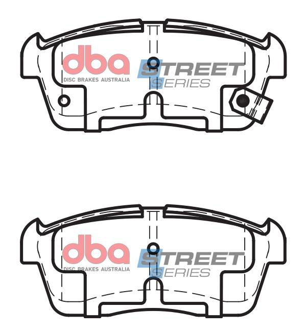 DBA Street Series Brake Pad Set Front DB1768SS