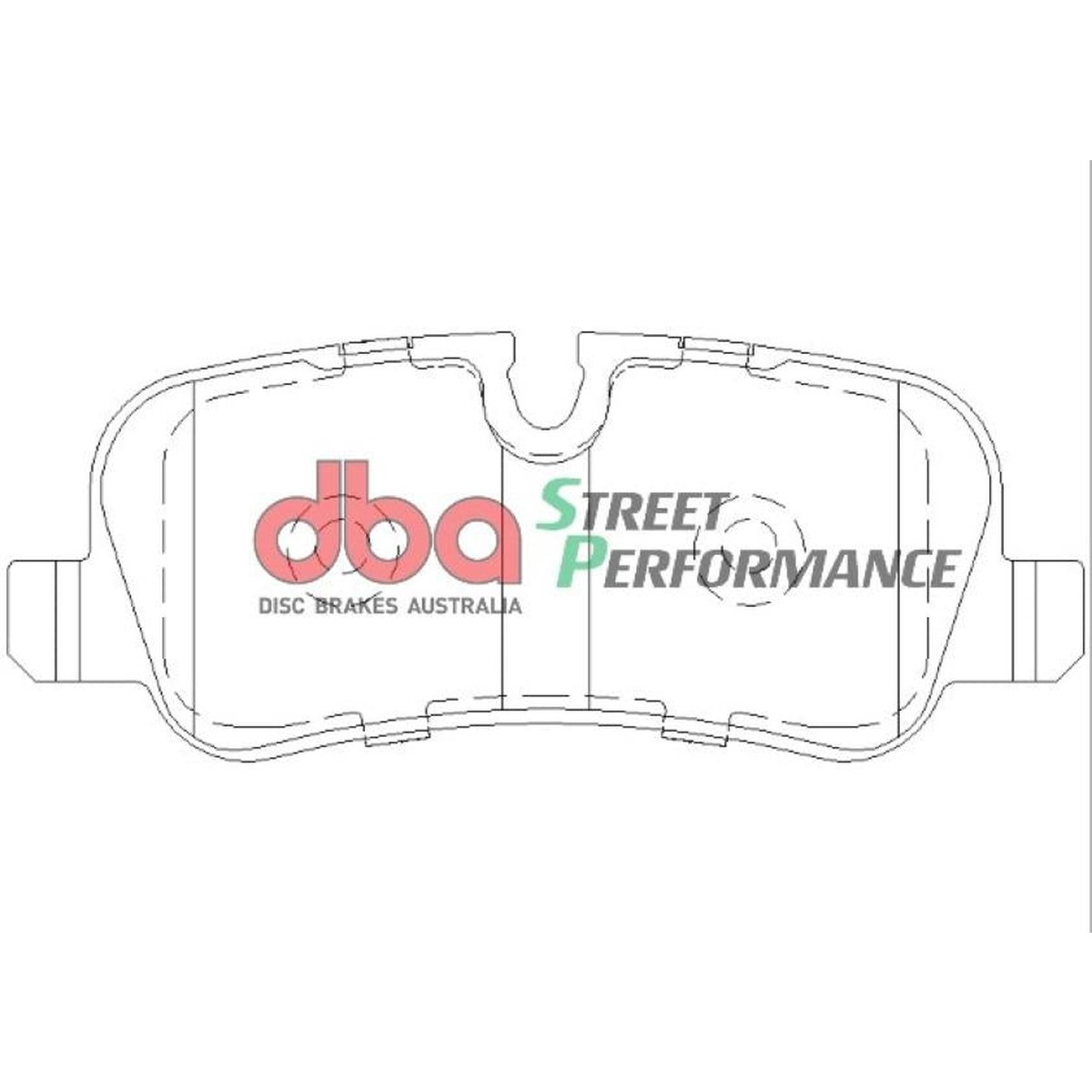 DBA Street Performance Brake Pad Set Rear DB1781SP