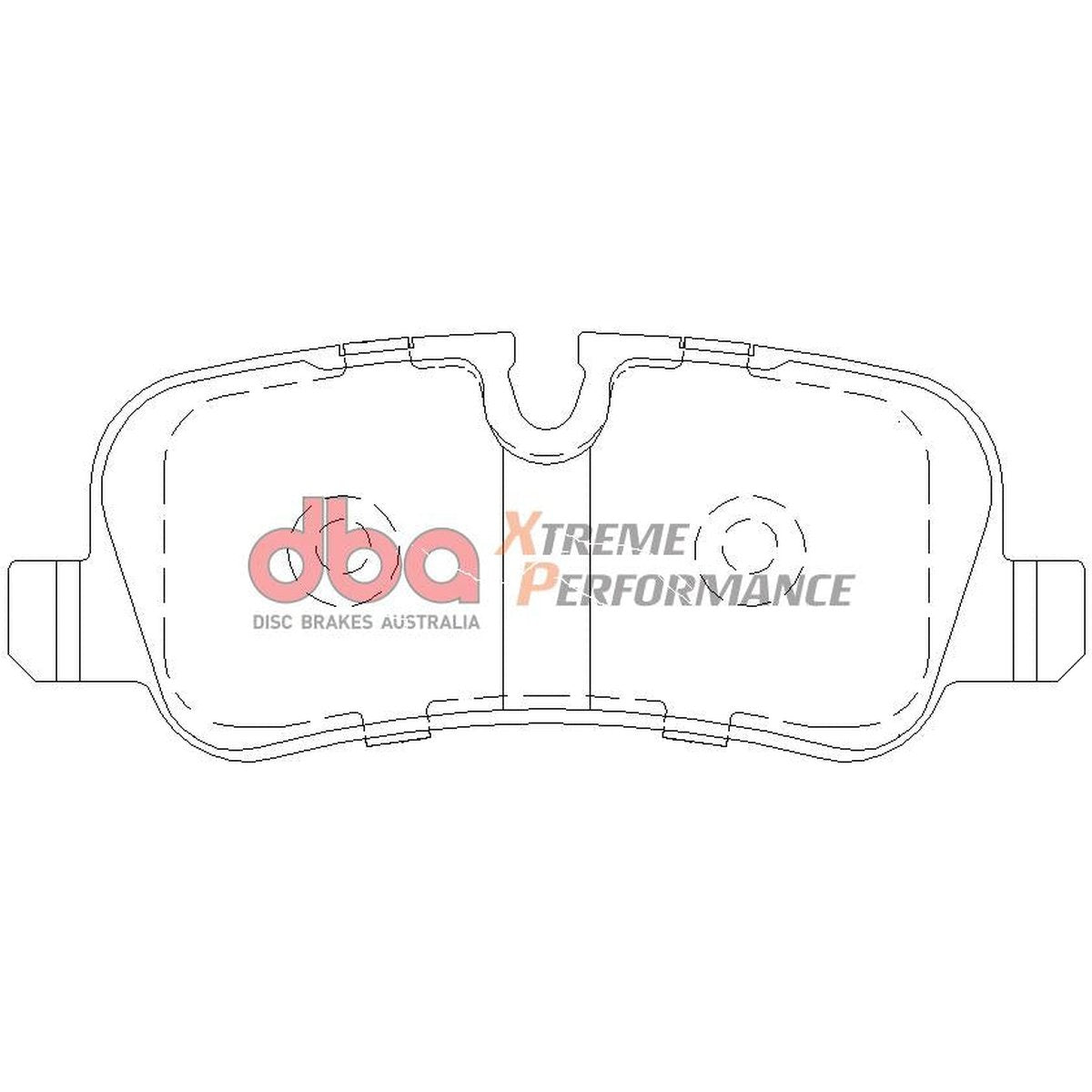 DBA Xtreme Performance Brake Pad Set Rear DB1781XP