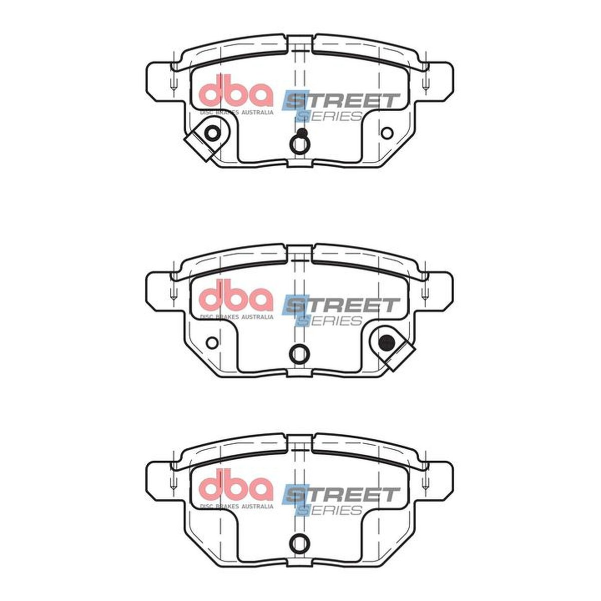 DBA Street Series Brake Pad Set Rear DB1786SS