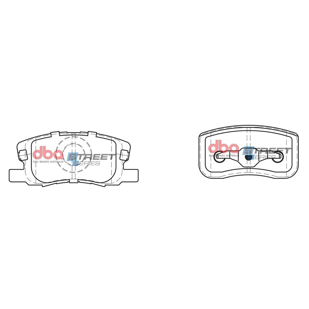 DBA Street Series Brake Pad Set Front DB1796SS