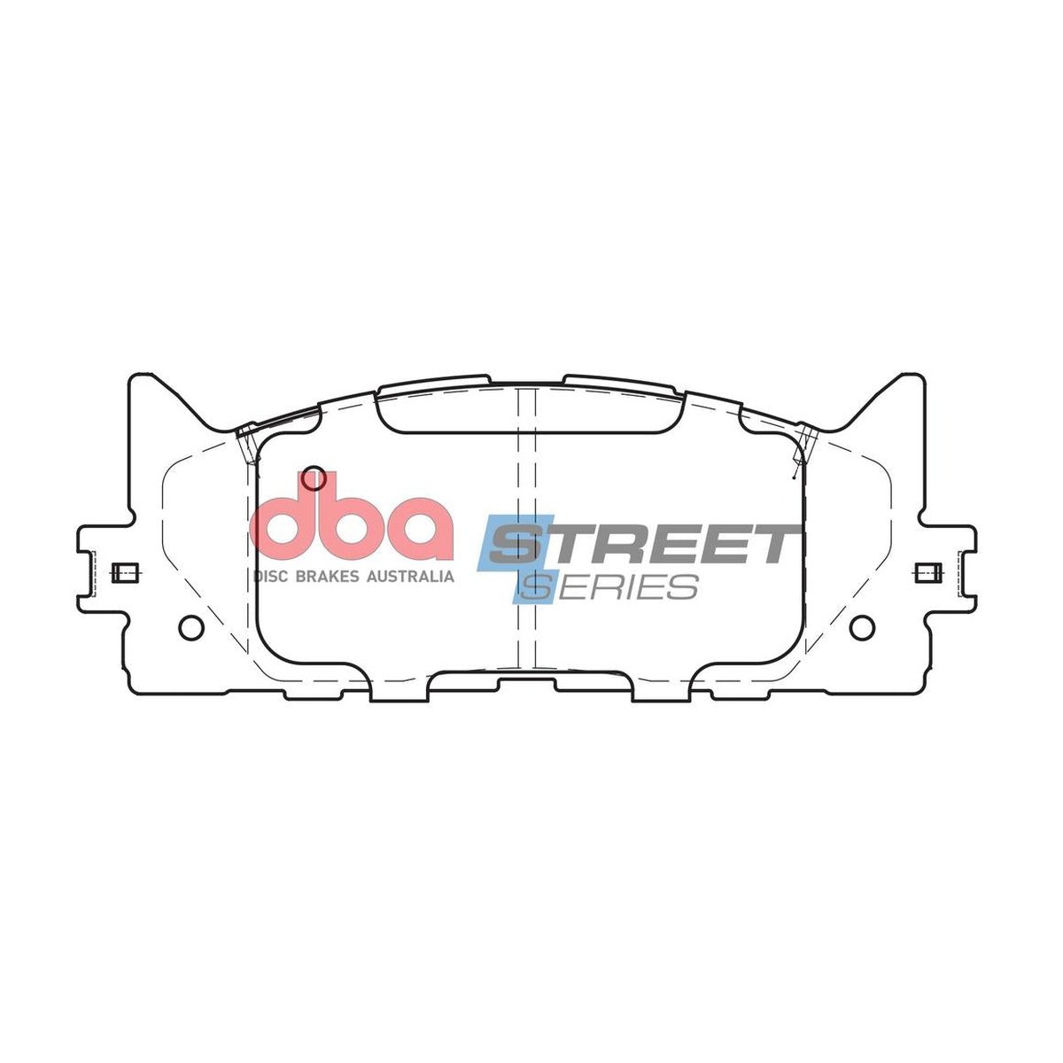 DBA Street Series Brake Pad Set Front DB1800SS