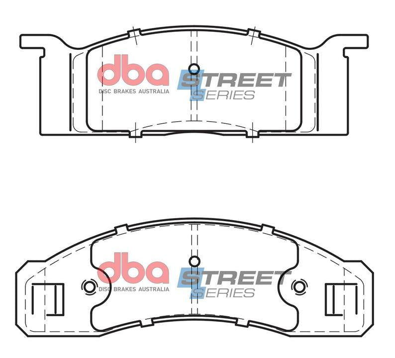 DBA Street Series Brake Pad Set Front DB1807SS