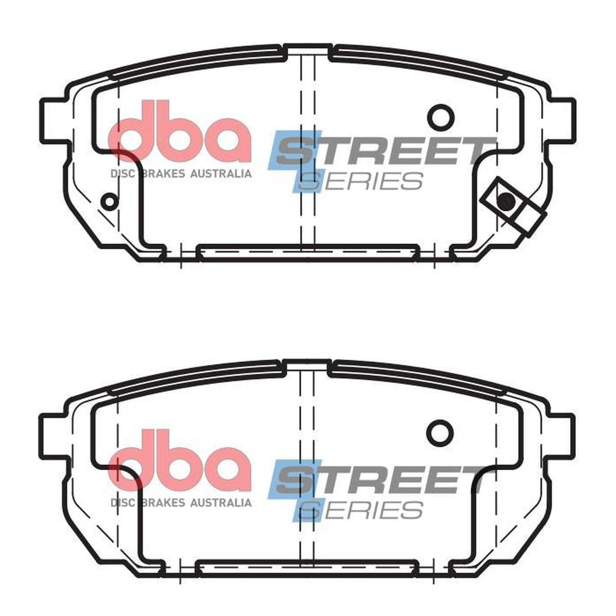 DBA Street Series Brake Pad Set Rear DB1816SS