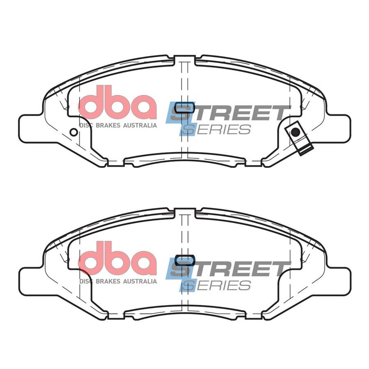 DBA Street Series Brake Pad Set Front DB1819SS