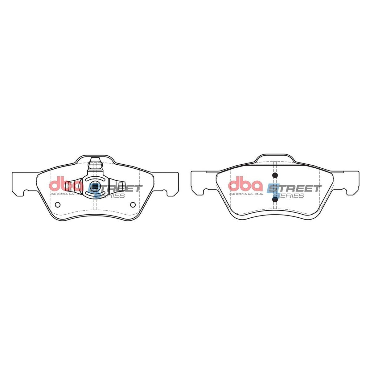DBA Street Series Brake Pad Set Front DB1821SS