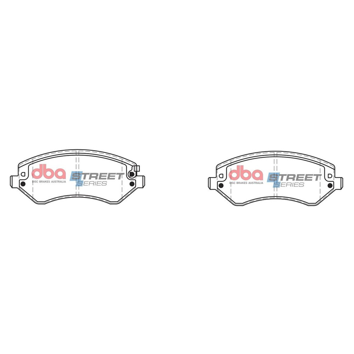 DBA Street Series Brake Pad Set Front DB1828SS