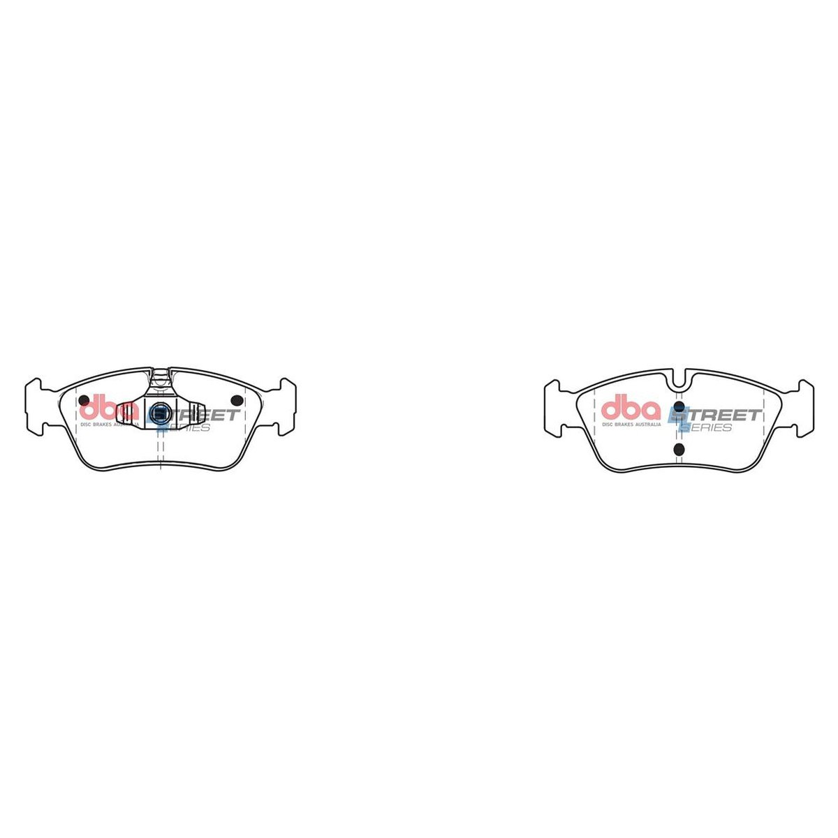 DBA Street Series Brake Pad Set Front DB1833SS