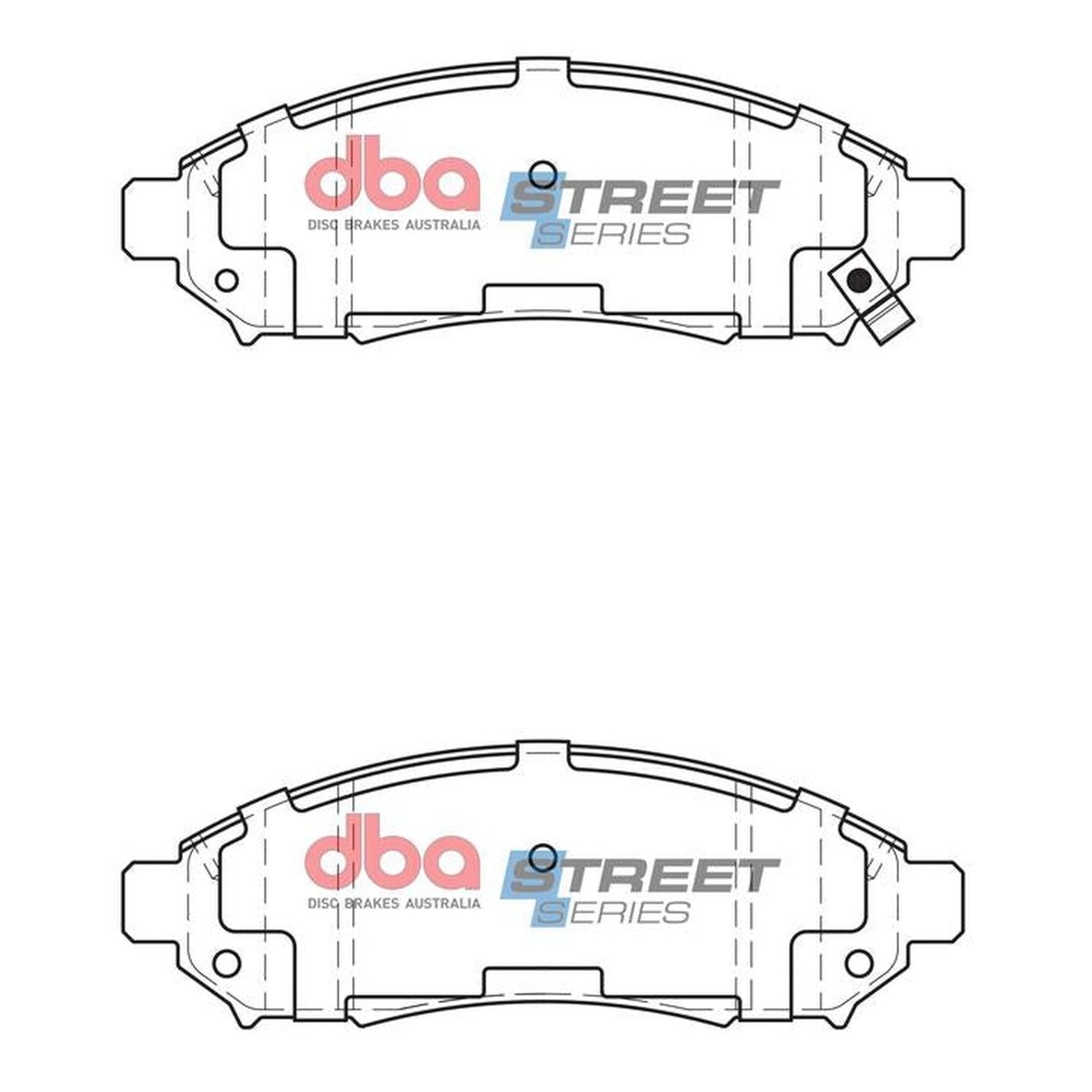 DBA Street Series Brake Pad Set Front DB1835SS
