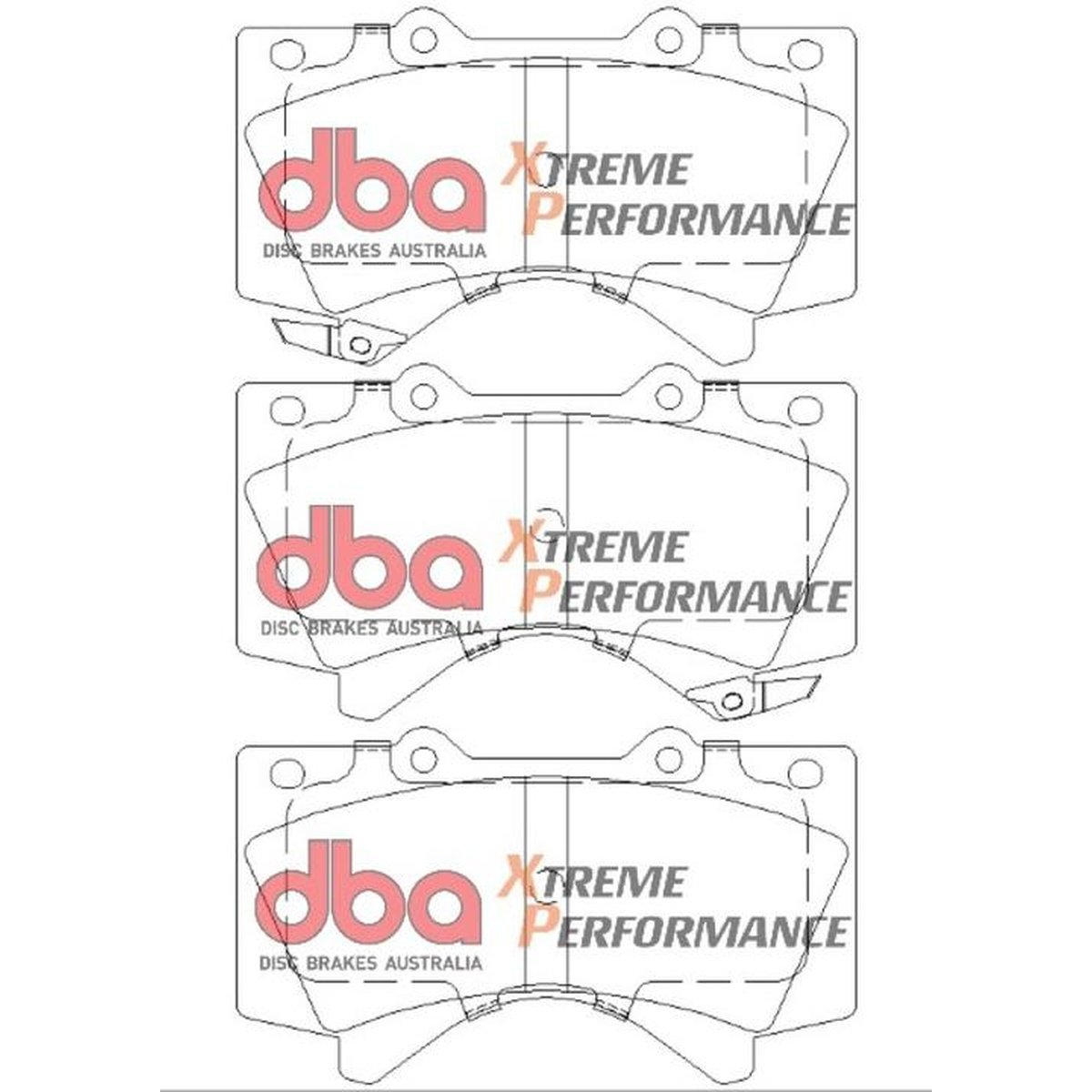 DBA Xtreme Performance Brake Pad Set Front DB1838XP