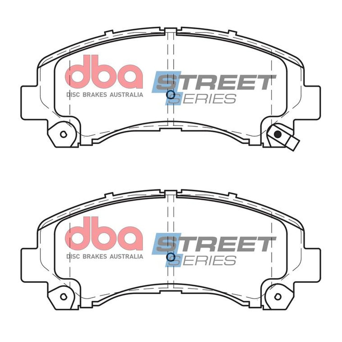 DBA Street Series Brake Pad Set Front DB1841SS