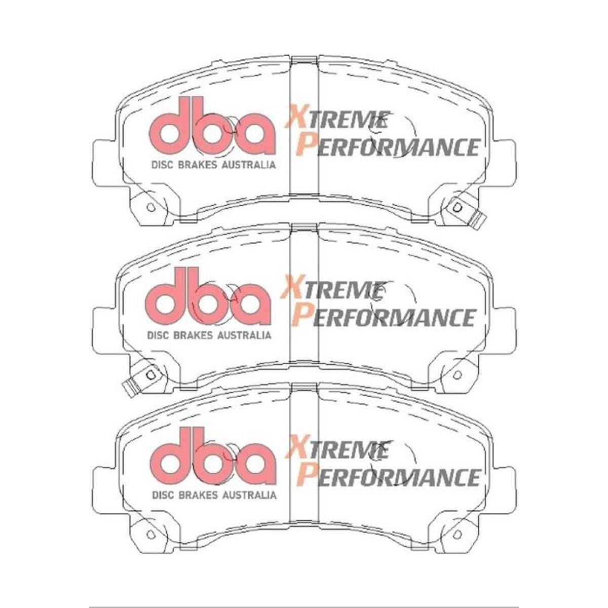 DBA Xtreme Performance Brake Pad Set Front DB1841XP