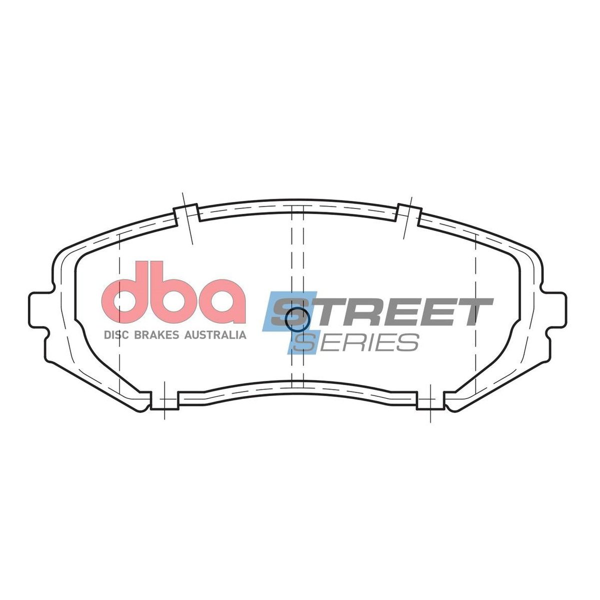 DBA Street Series Brake Pad Set Front DB1842SS
