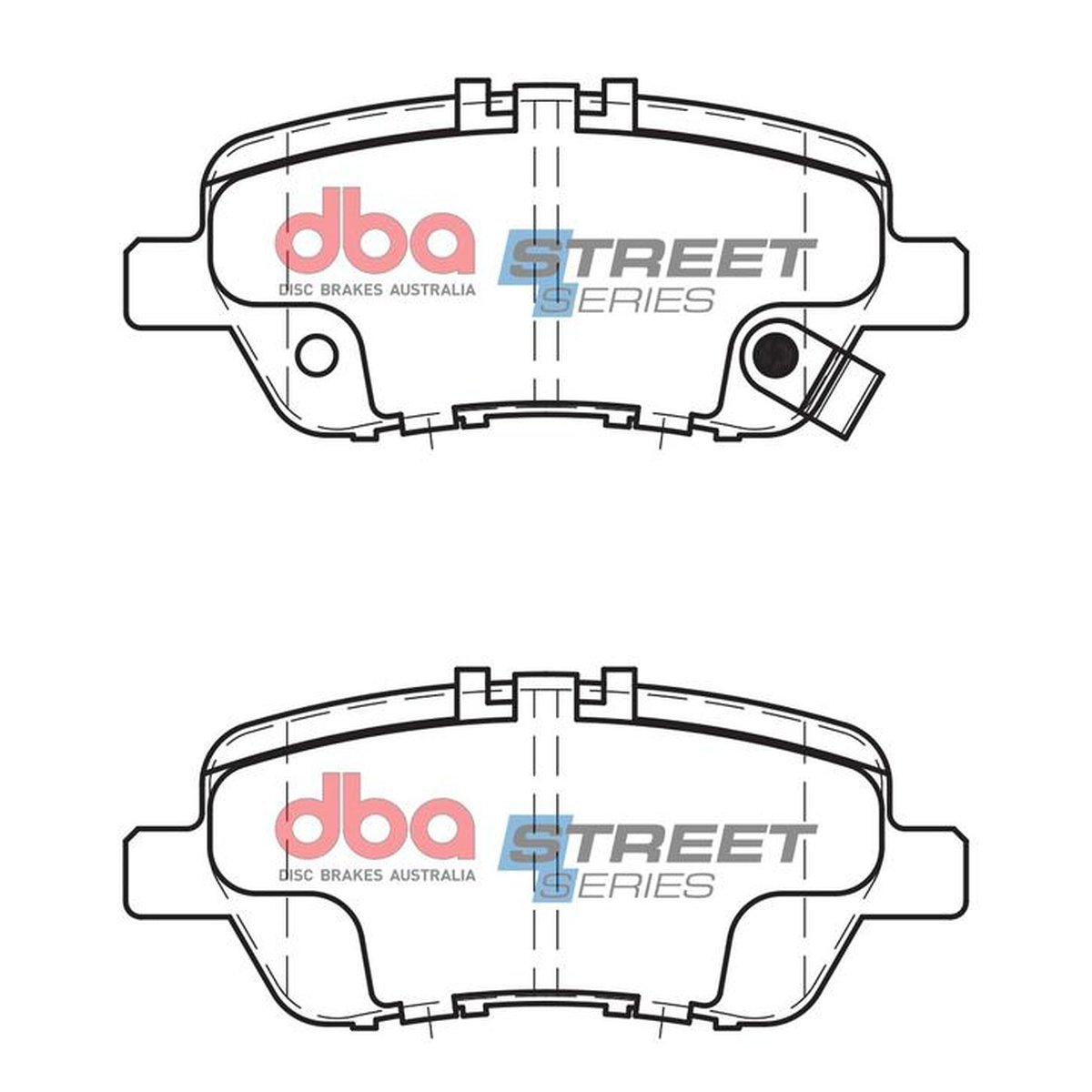 DBA Street Series Brake Pad Set Rear DB1847SS