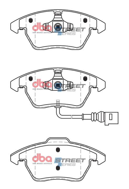DBA Street Series Brake Pad Set Front DB1849SS