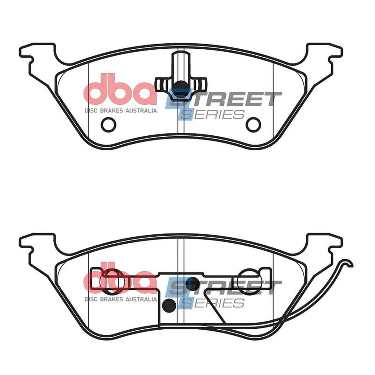 DBA Street Series Brake Pad Set Rear DB1853SS