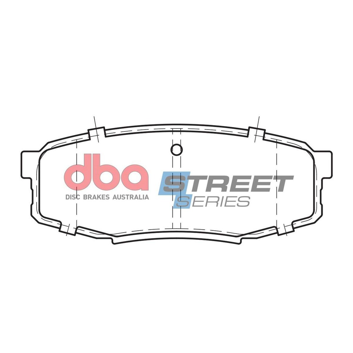 DBA Street Series Brake Pad Set Rear DB1857SS