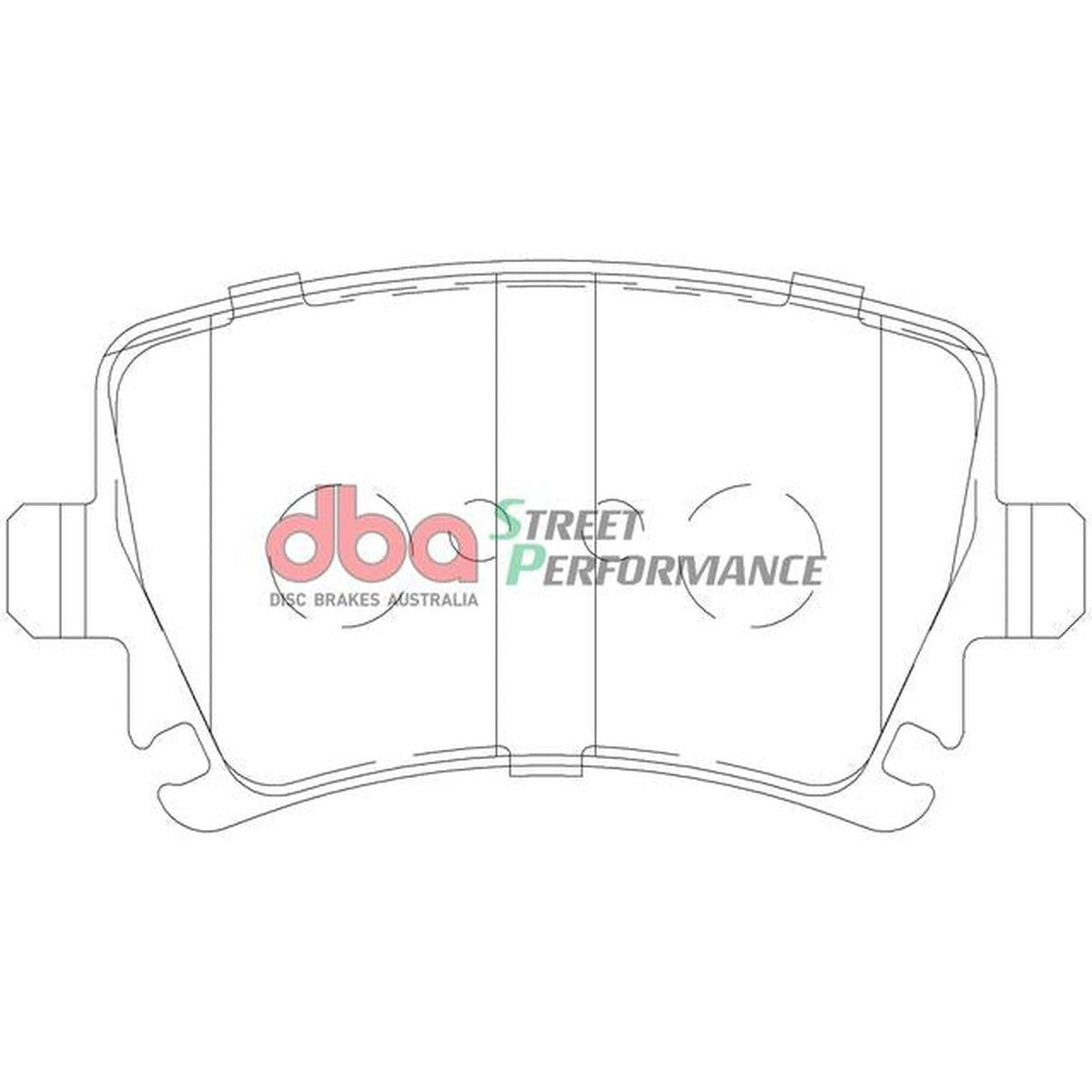 DBA Street Performance Brake Pad Set Rear DB1865SP