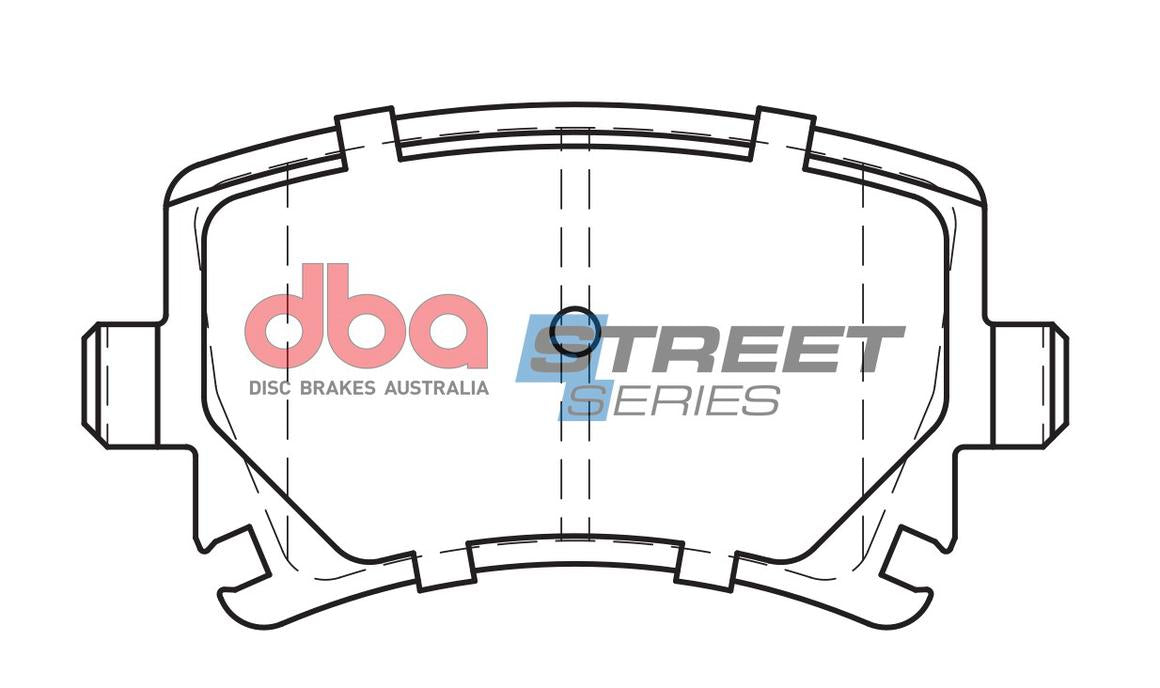DBA Street Series Brake Pad Set Rear DB1865SS