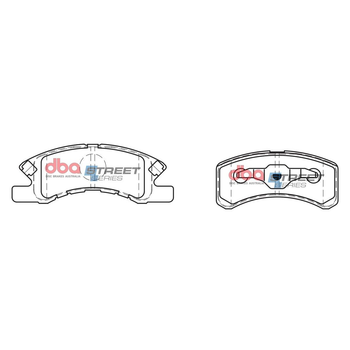 DBA Street Series Brake Pad Set Front DB1912SS