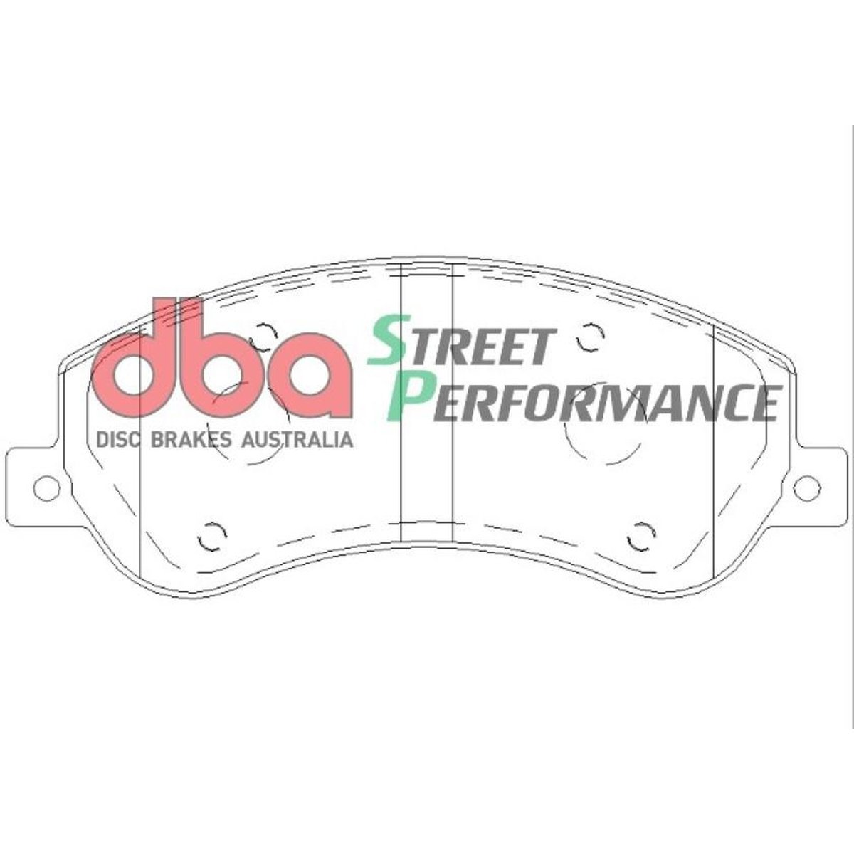 DBA Street Performance Brake Pad Set Front DB1915SP