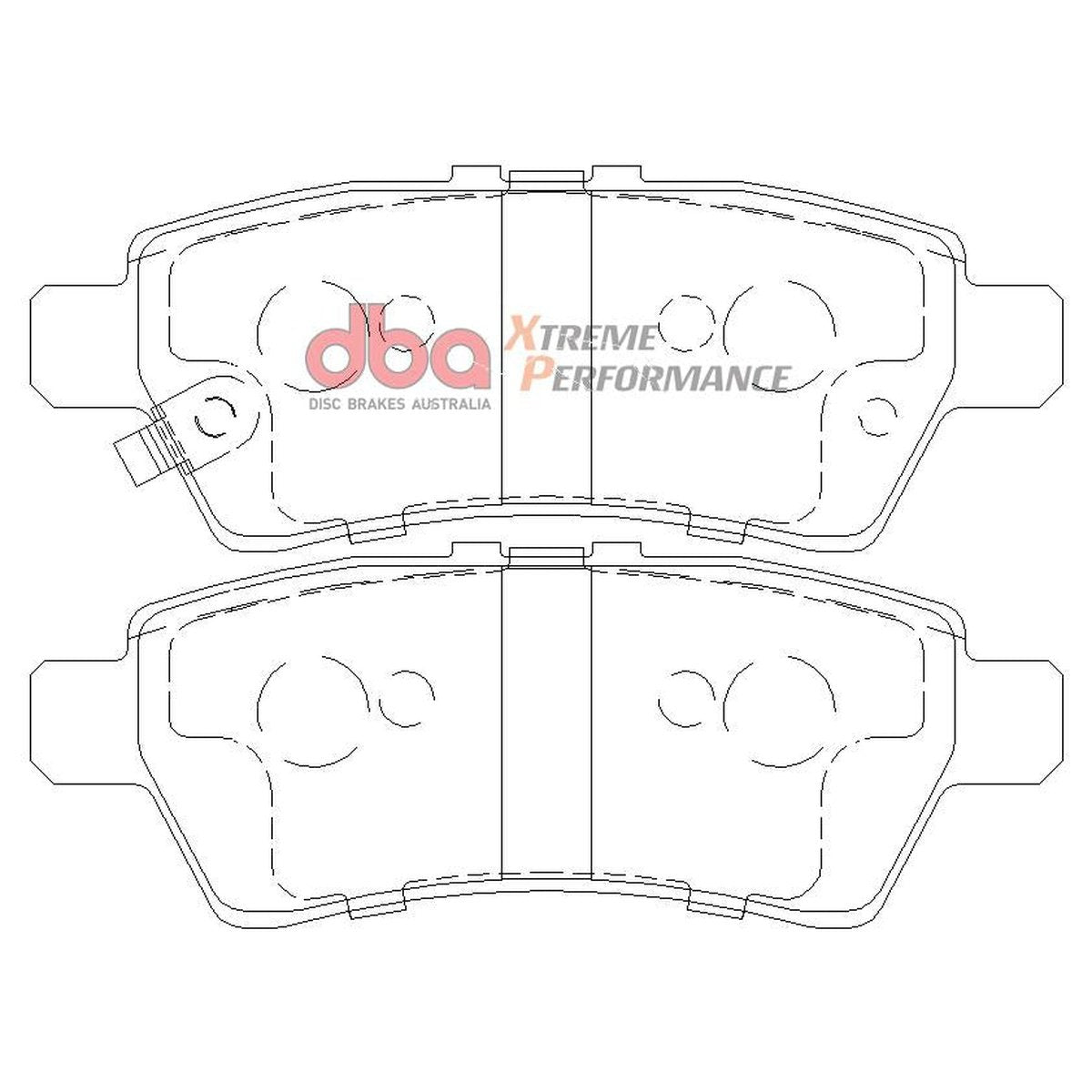 DBA Xtreme Performance Brake Pad Set Rear DB1919XP