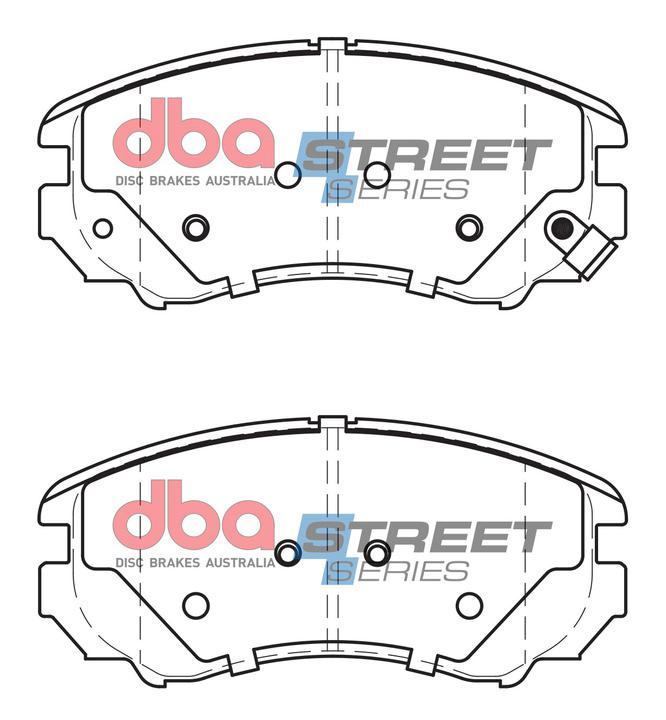 DBA Street Series Brake Pad Set Front DB1924SS