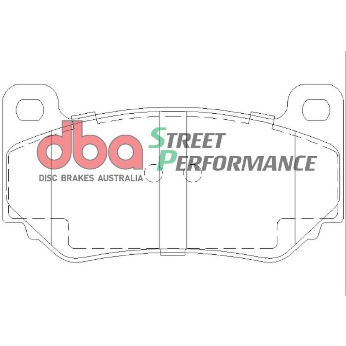 DBA Street Performance Brake Pad Set Rear DB1934SP