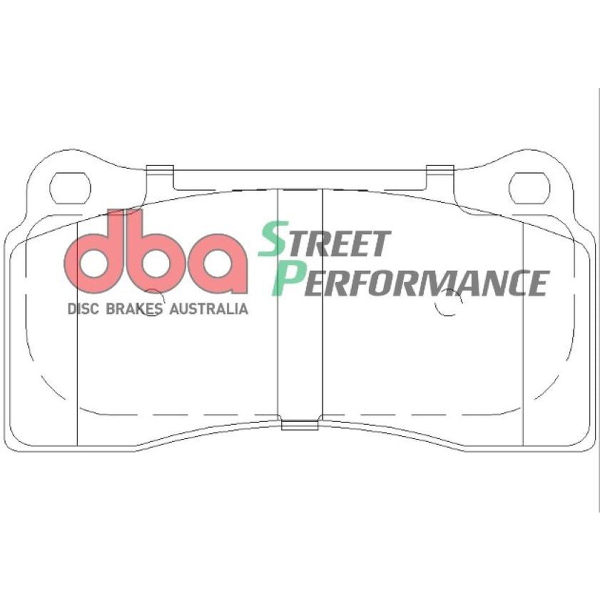 DBA Street Performance Brake Pad Set Front DB1935SP