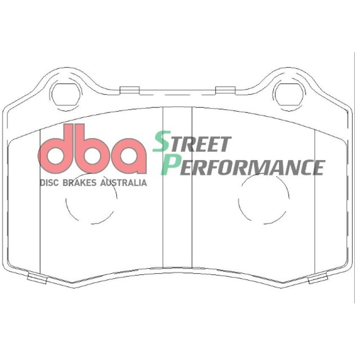 DBA Street Performance Brake Pad Set Rear DB1936SP