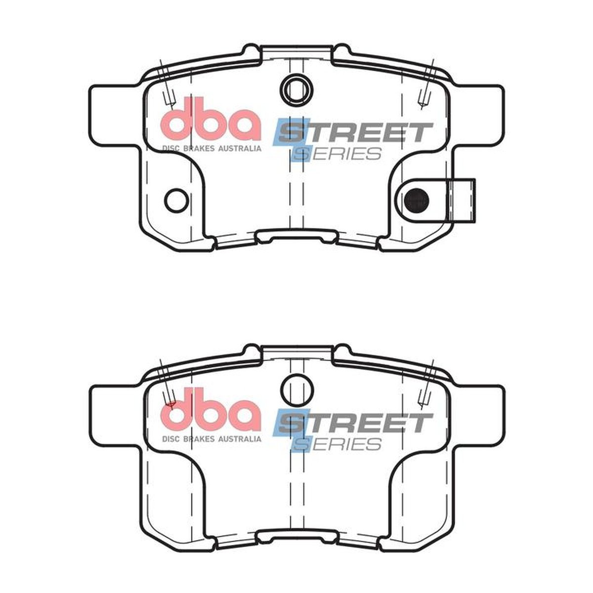 DBA Street Series Brake Pad Set Rear DB1953SS