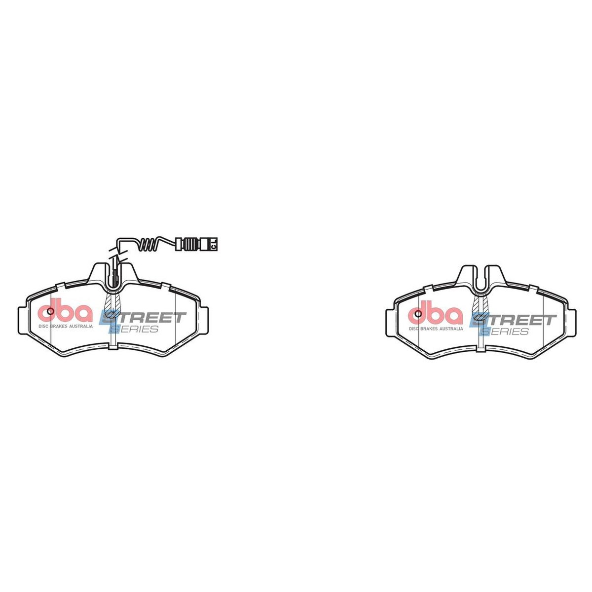 DBA Street Series Brake Pad Set Rear DB1961SS