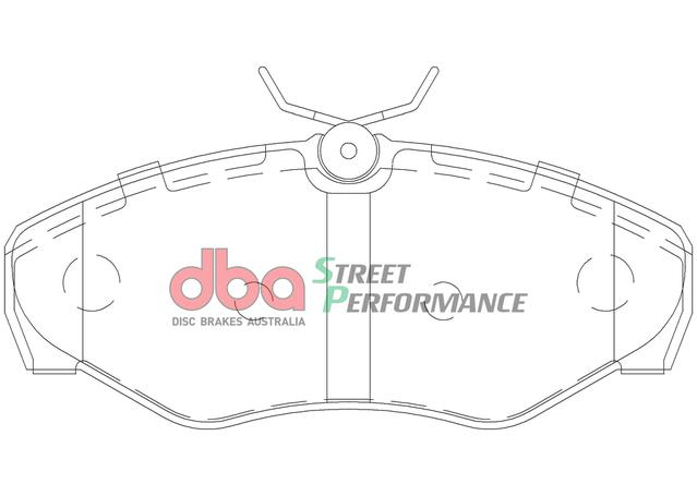 DBA Street Performance Brake Pad Set Front DB1962SP