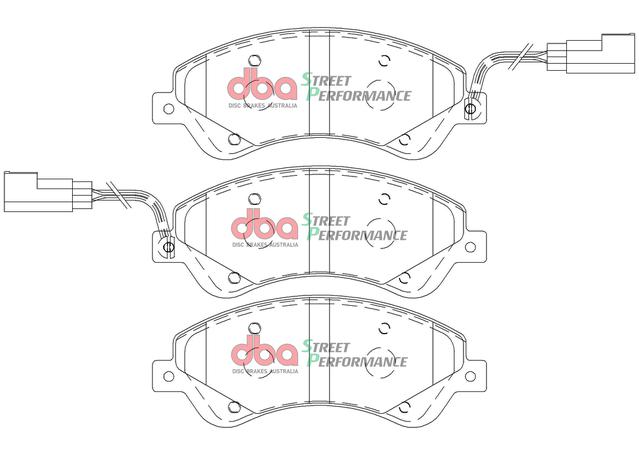 DBA Street Performance Brake Pad Set Front DB1967SP