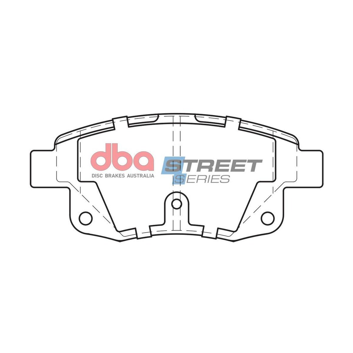 DBA Street Series Brake Pad Set Rear DB1968SS