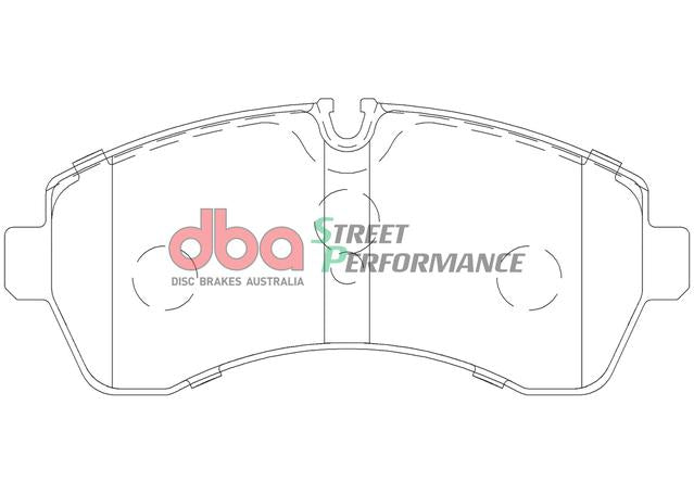 DBA Street Performance Brake Pad Set Front DB1974SP
