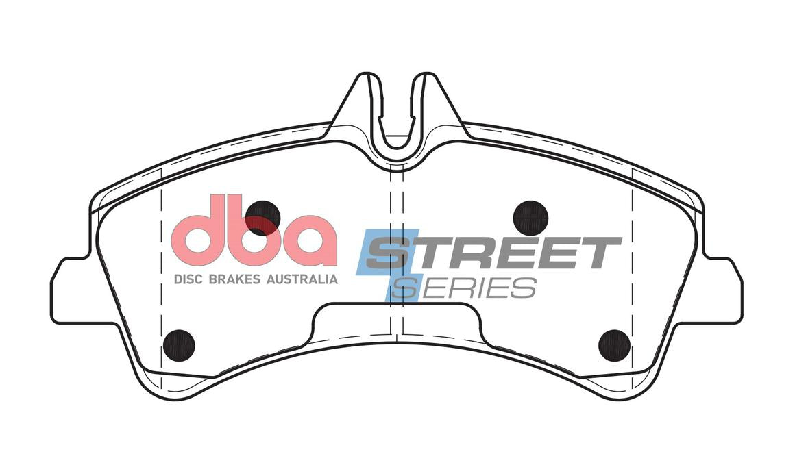 DBA Street Series Brake Pad Set Rear DB1975SS