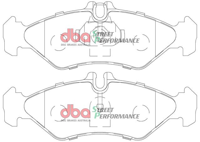 DBA Street Performance Brake Pad Set Rear DB1978SP