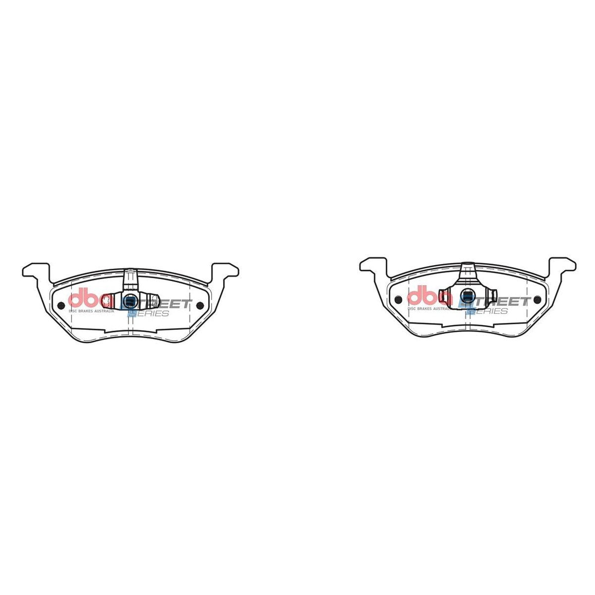 DBA Street Series Brake Pad Set Rear DB1996SS