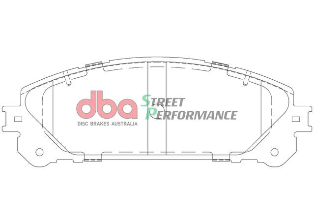 DBA Street Performance Brake Pad Set Front DB2004SP