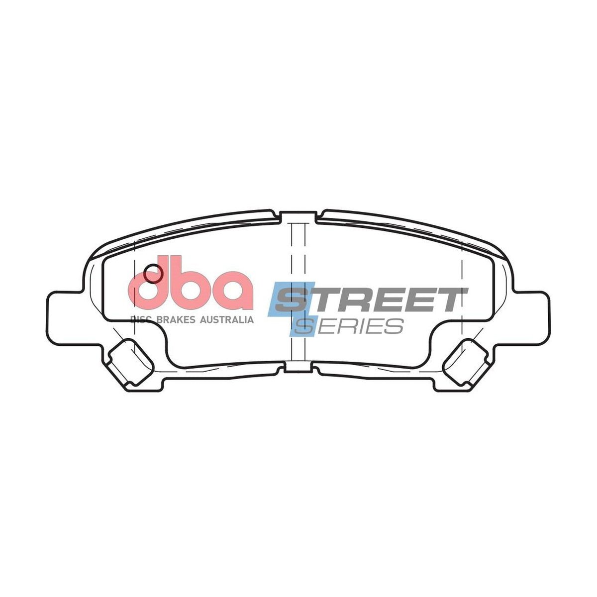 DBA Street Series Brake Pad Set Rear DB2005SS