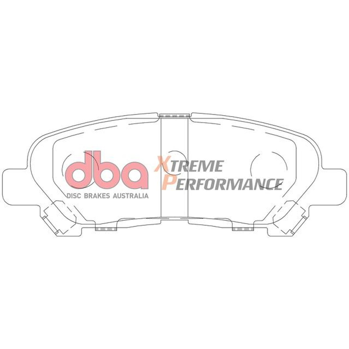 DBA Xtreme Performance Brake Pad Set Rear DB2005XP