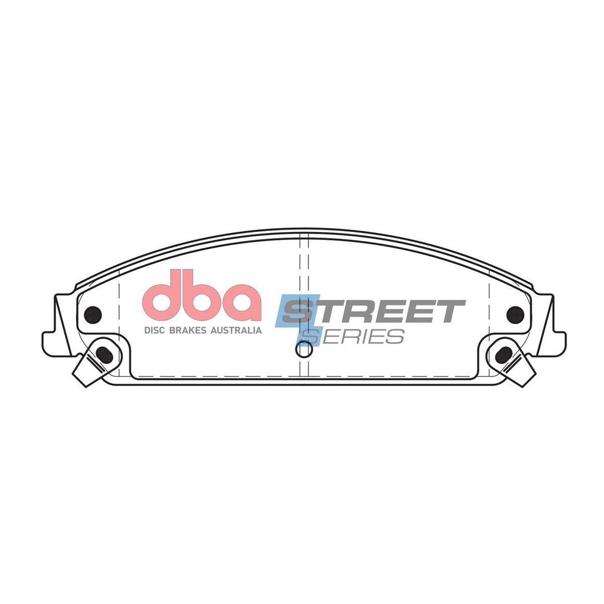 DBA Street Series Brake Pad Set Front DB2008SS