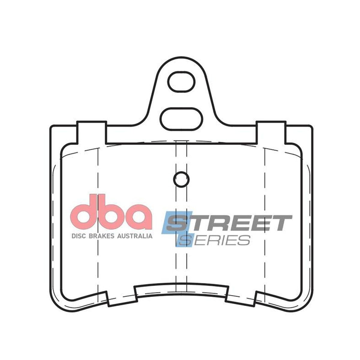 DBA Street Series Brake Pad Set Rear DB2017SS