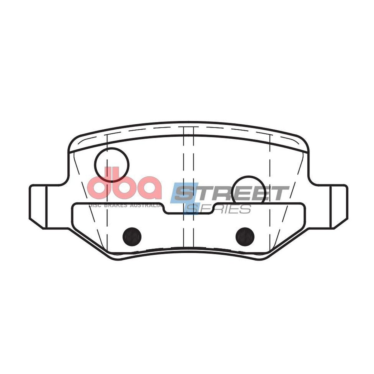 DBA Street Series Brake Pad Set Rear DB2020SS